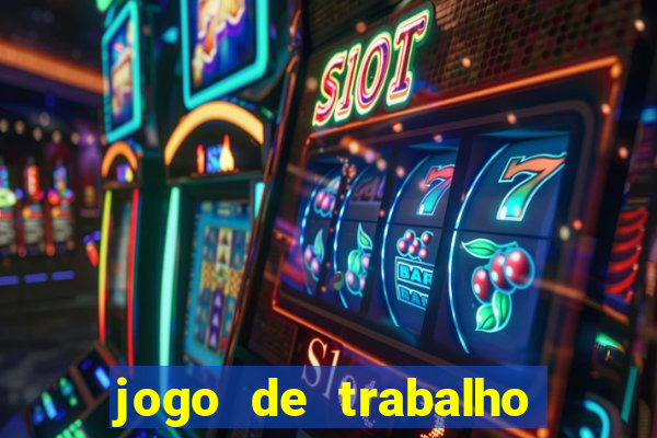 jogo de trabalho no escritório